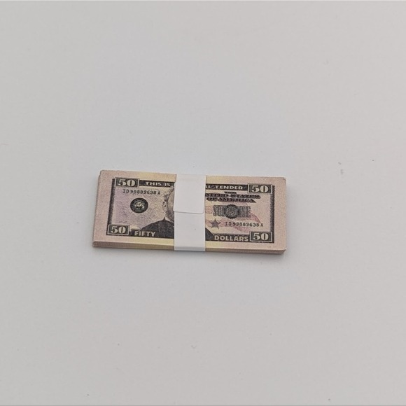 Zuru Mini Brands $50 Fifty Dollar Bills Stack Toy Money - Picture 2 of 3